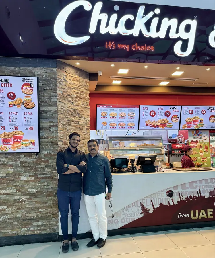 With Mansoor, Chicking