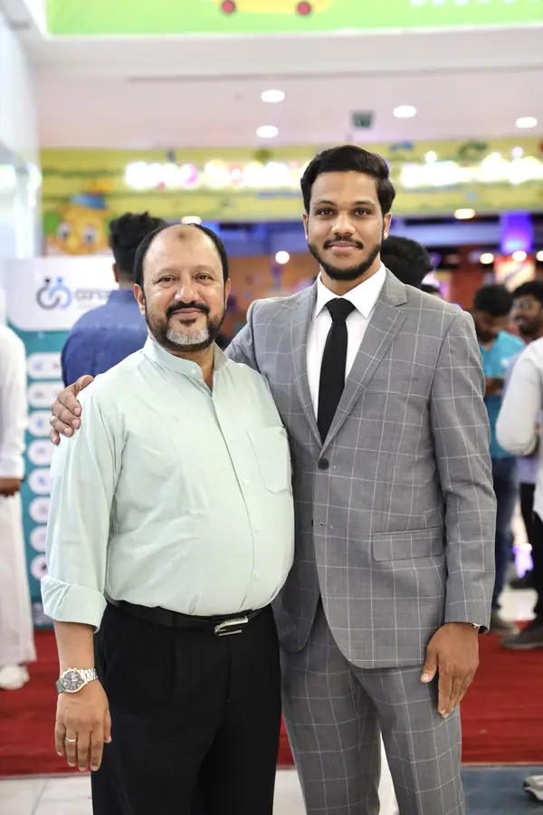 At an event with a guest